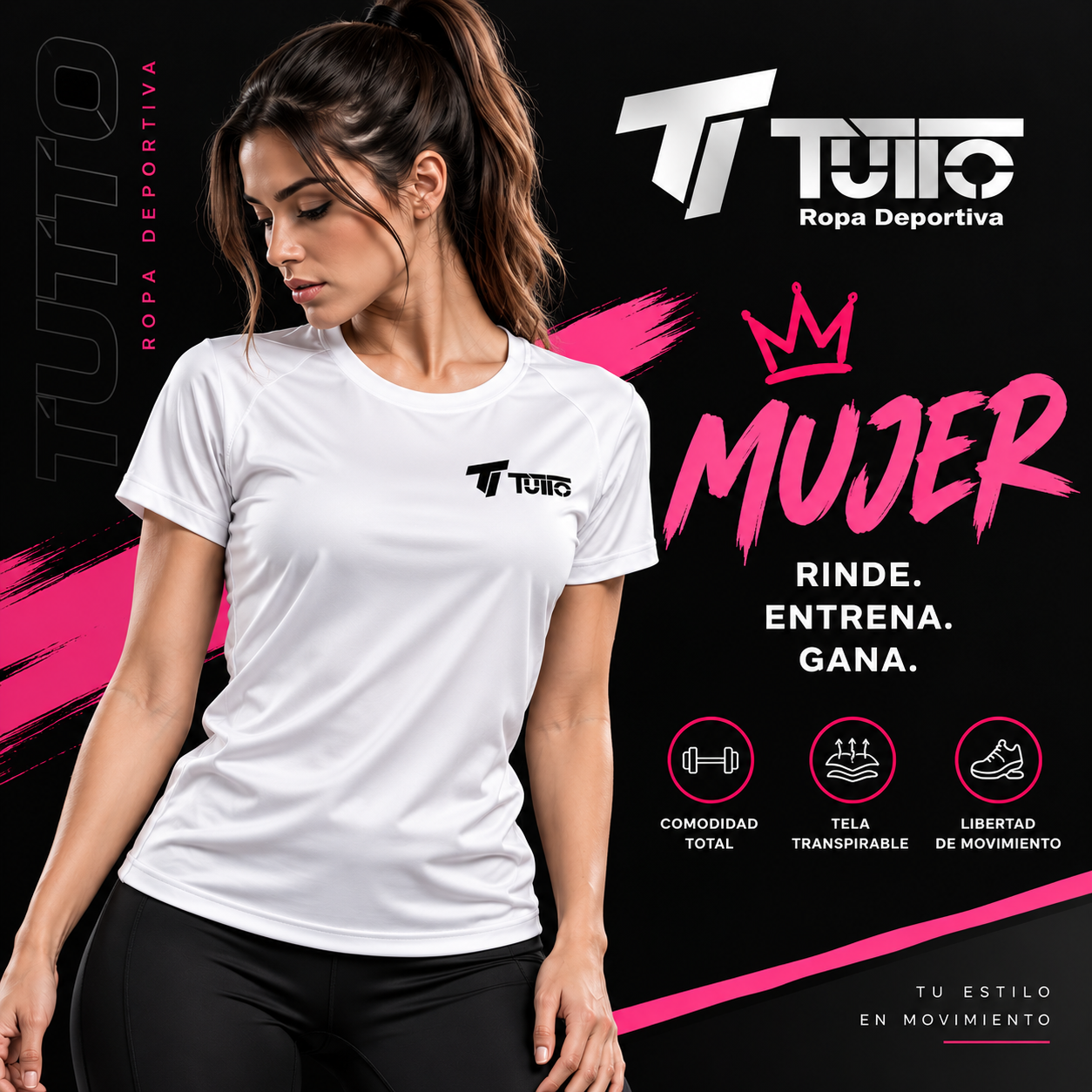 Playera Deportiva Mujer